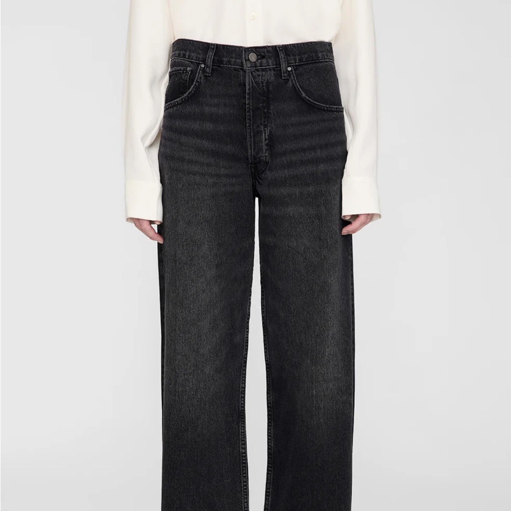 Anine Bing Women's Black Manon Jeans size 25